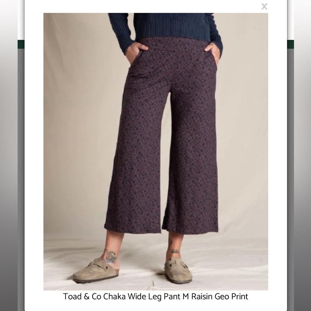 Toad & Co Chaka Wide Leg Pants